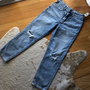 High rise ankle jeans from Anthropologie